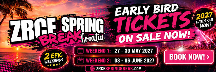 Zrce Spring Break Croatia 2027 Early Bird