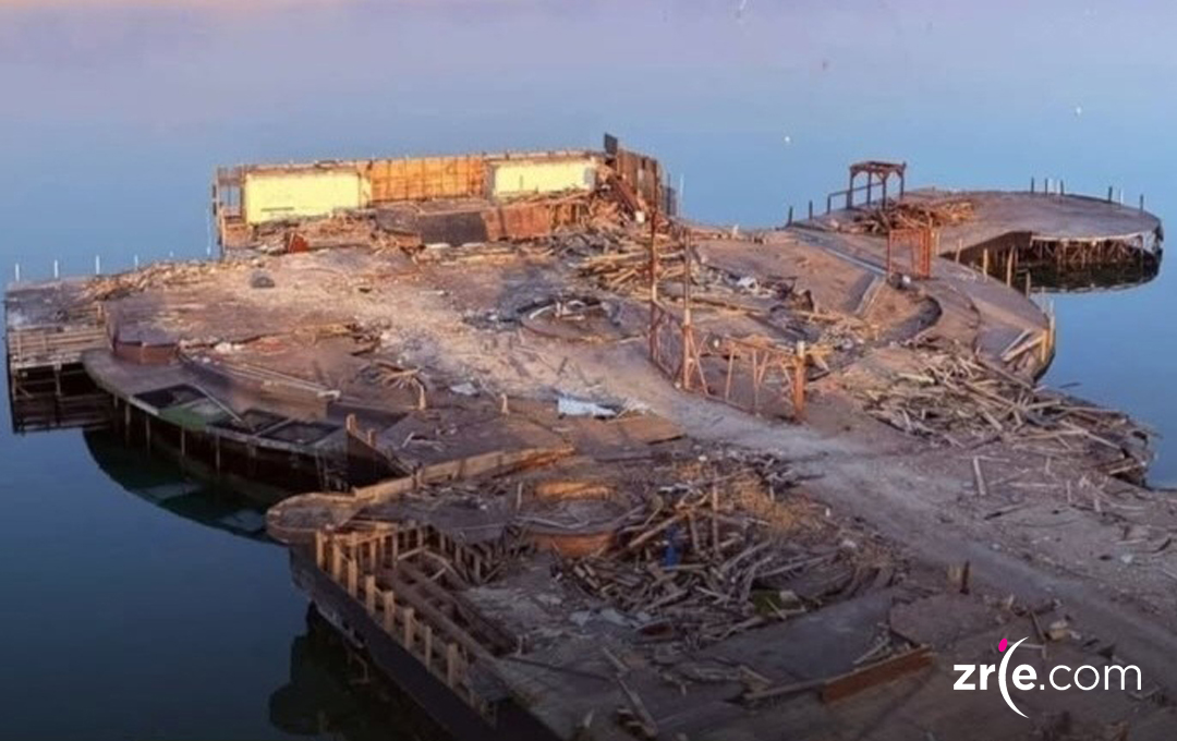 Noa Beach Club dismantling final photo