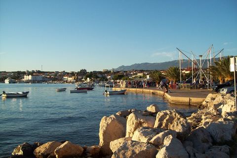 Novalja harbour and breakwater