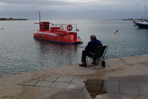 Fishing boat in Novalja harbour